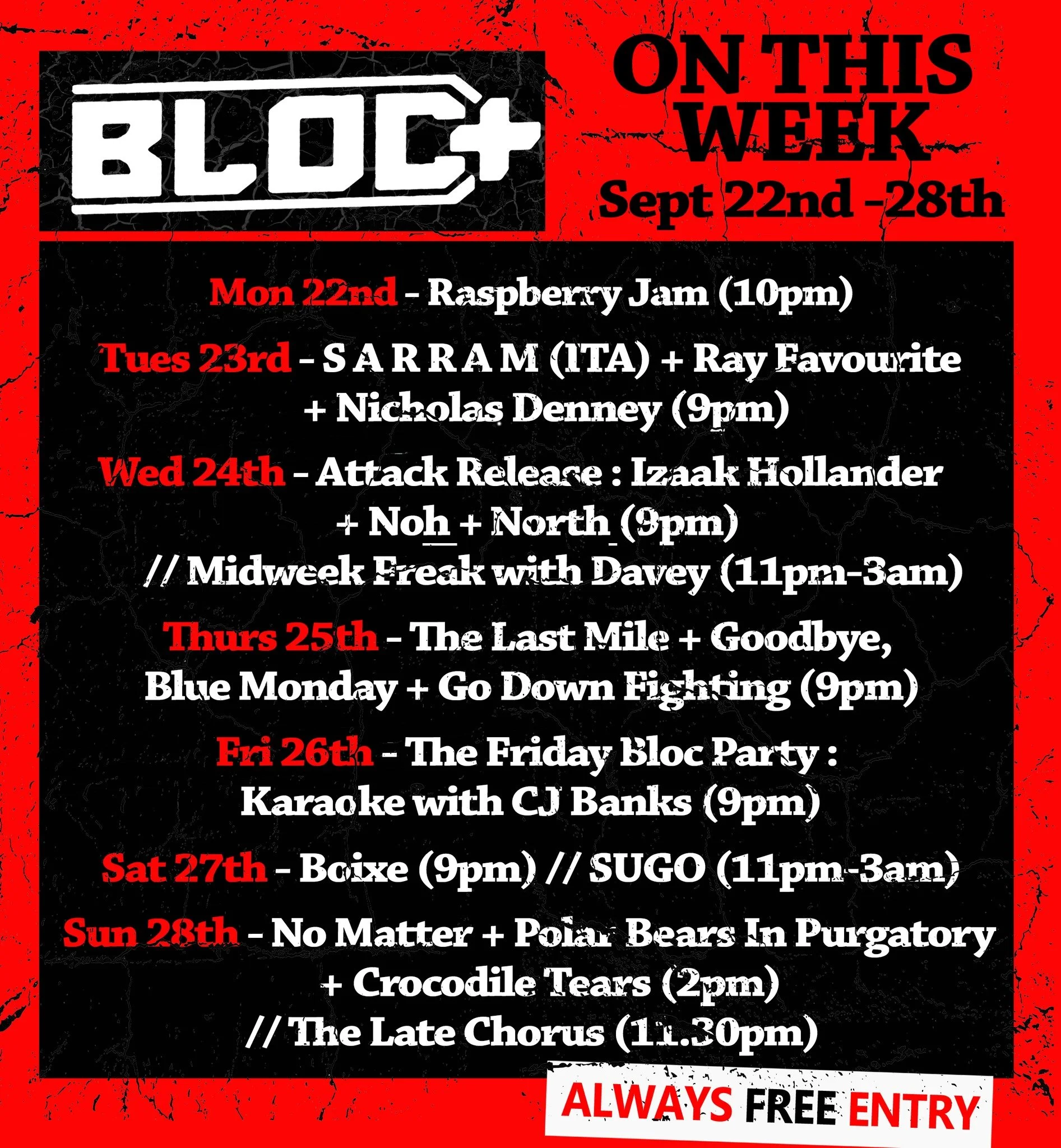🔥 THIS WEEK AT BLOC+ 🔥