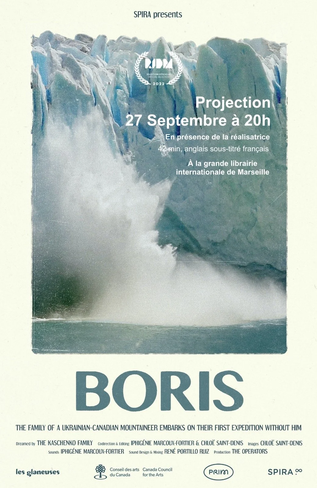 BORIS : PROJECTION LE 27 SEPTEMBRE