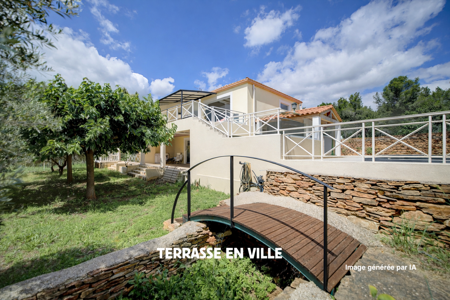 LA CIOTAT - HAUTEURS DE FONTSAINTE - VILLA VUE MER - PISCINE - DÉPENDANCE - GARAGE - 1 260 000 €
