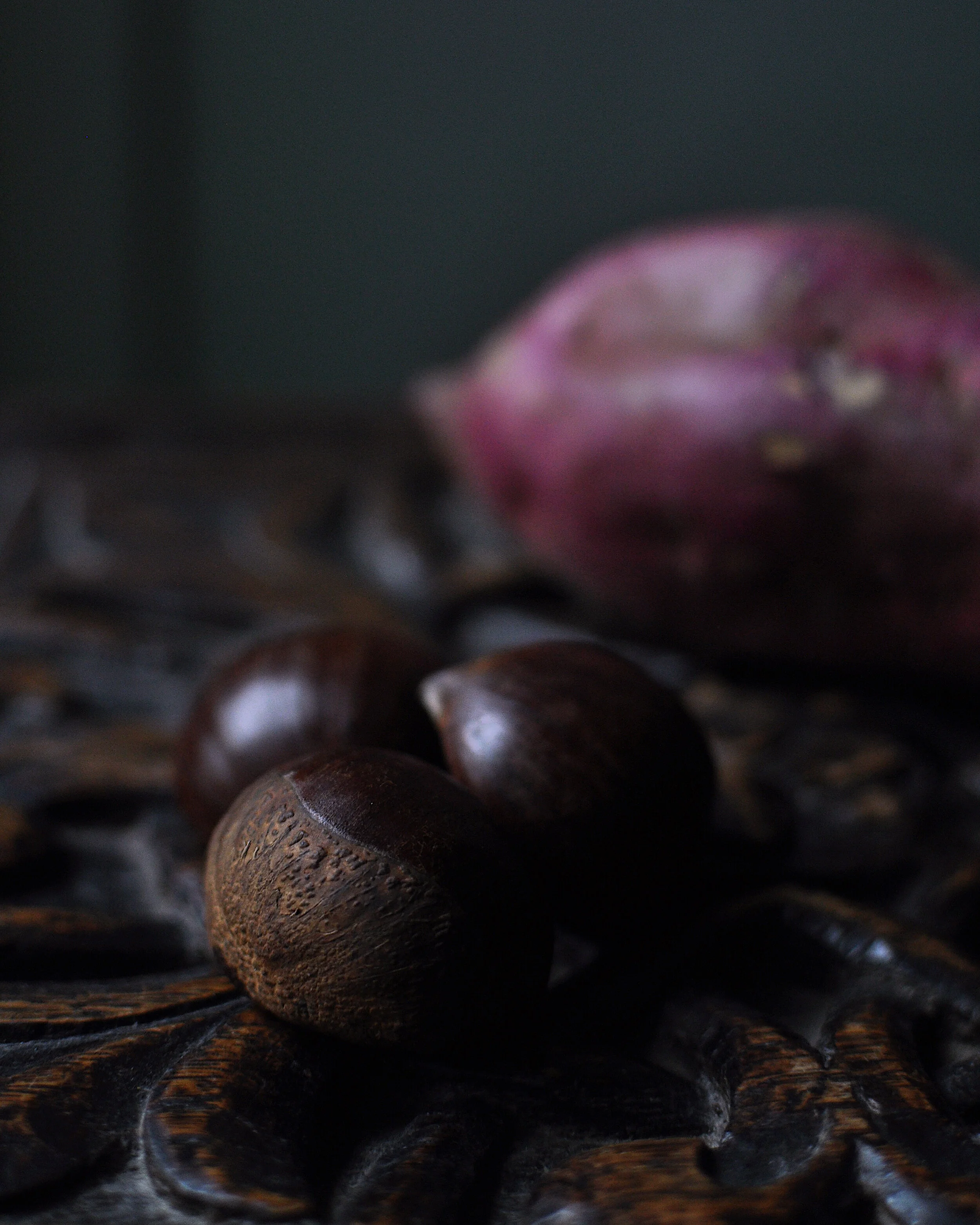 white sweet potato and chestnuts