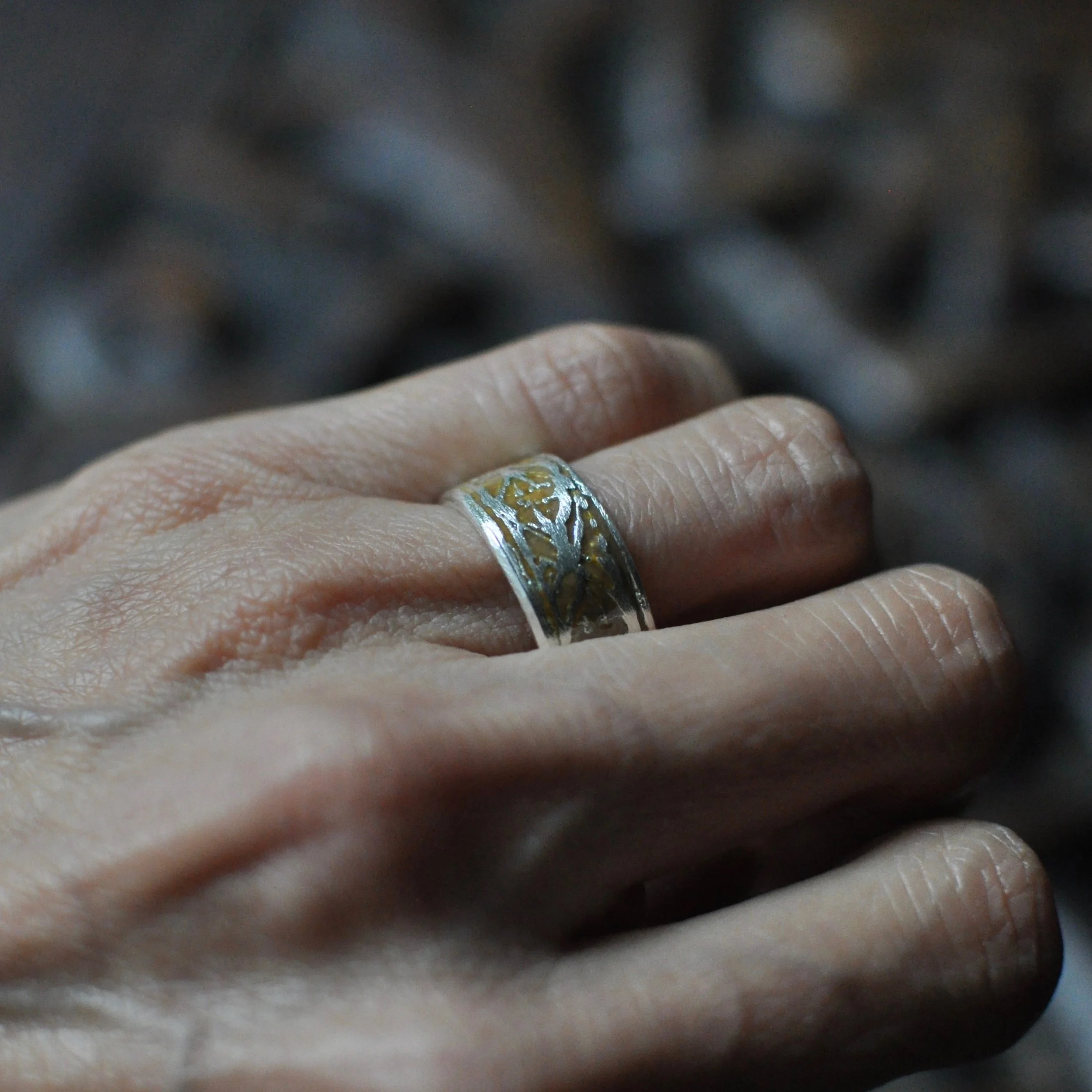 TATEWAKU Almond Ring-Necklace