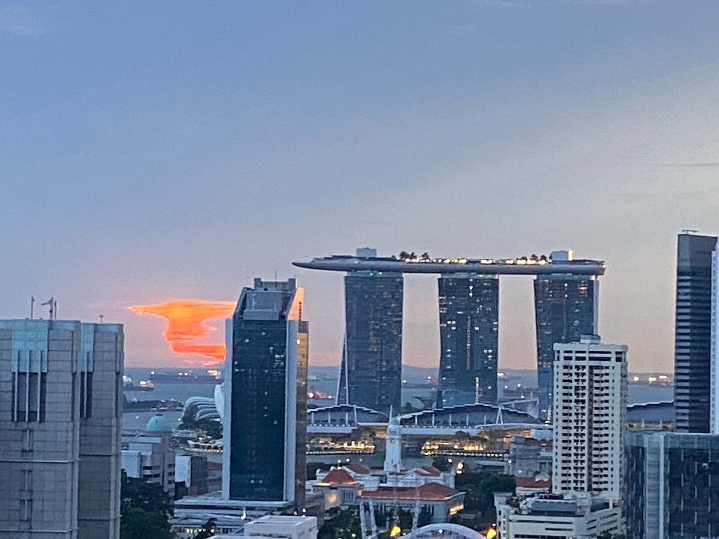 Last sunrise in Singapore #untilthenexttine #❤️singapore