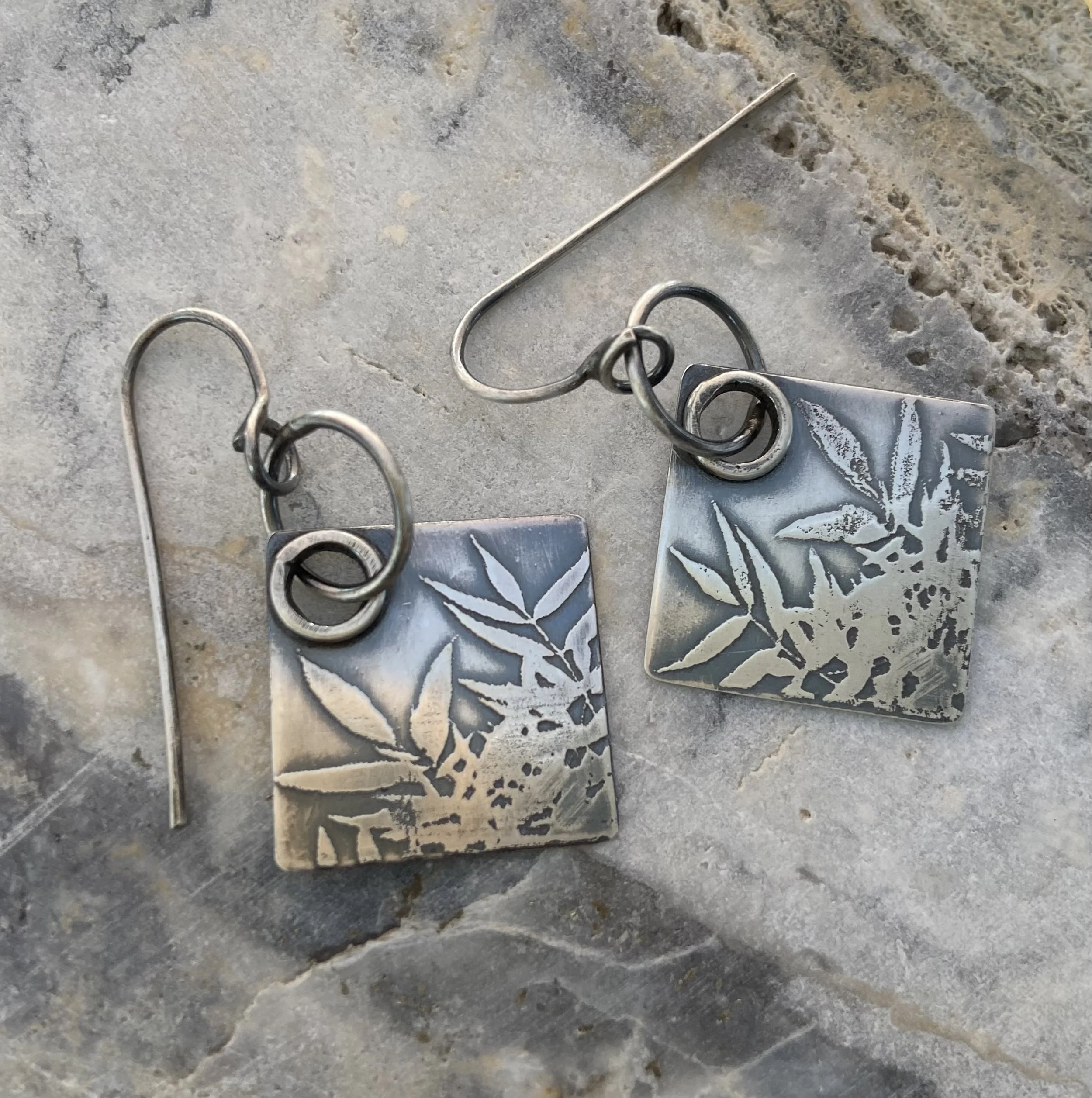 Leaf Diamond Earrings