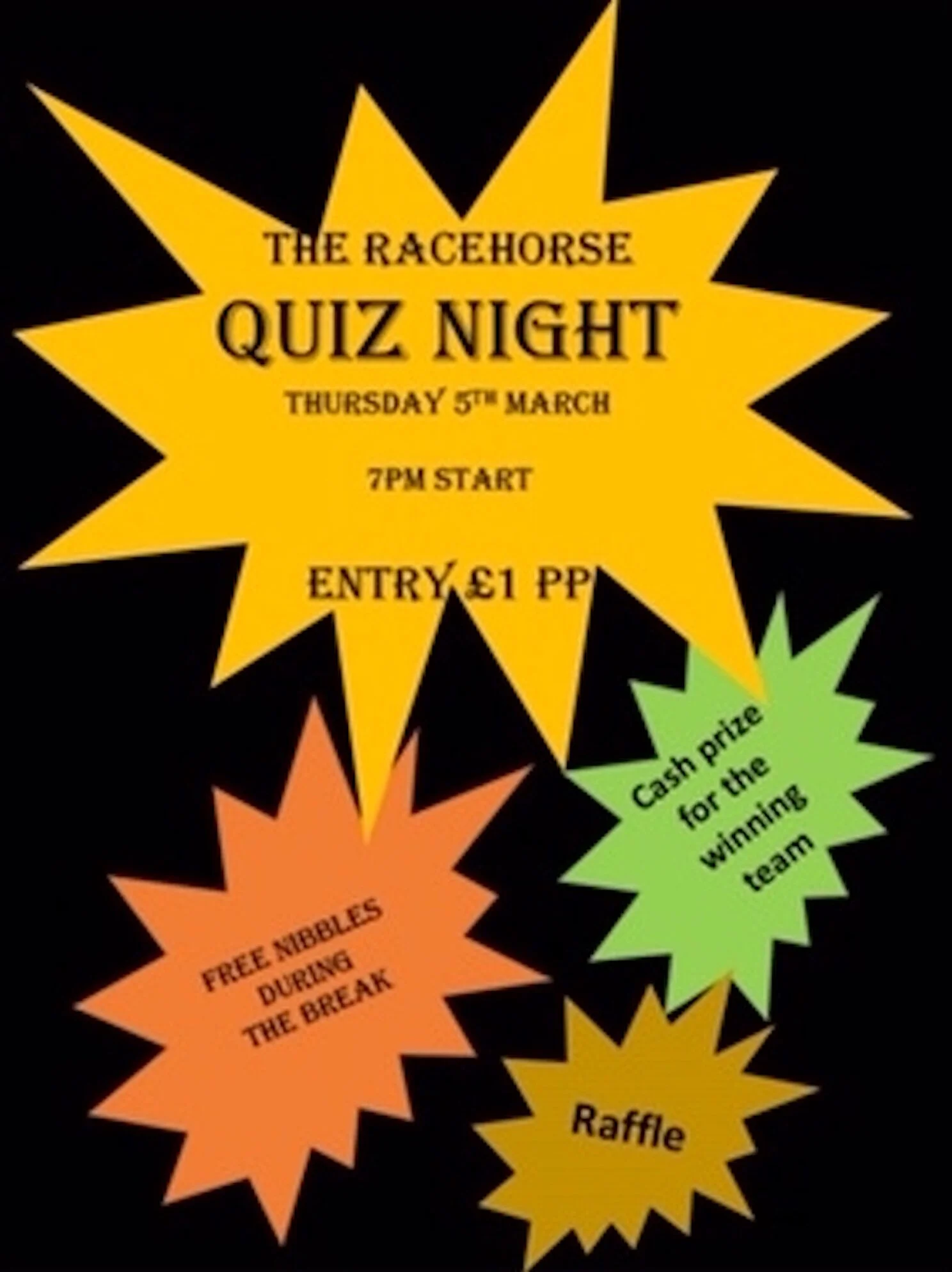 Quiz Night - Thursday 5th March
