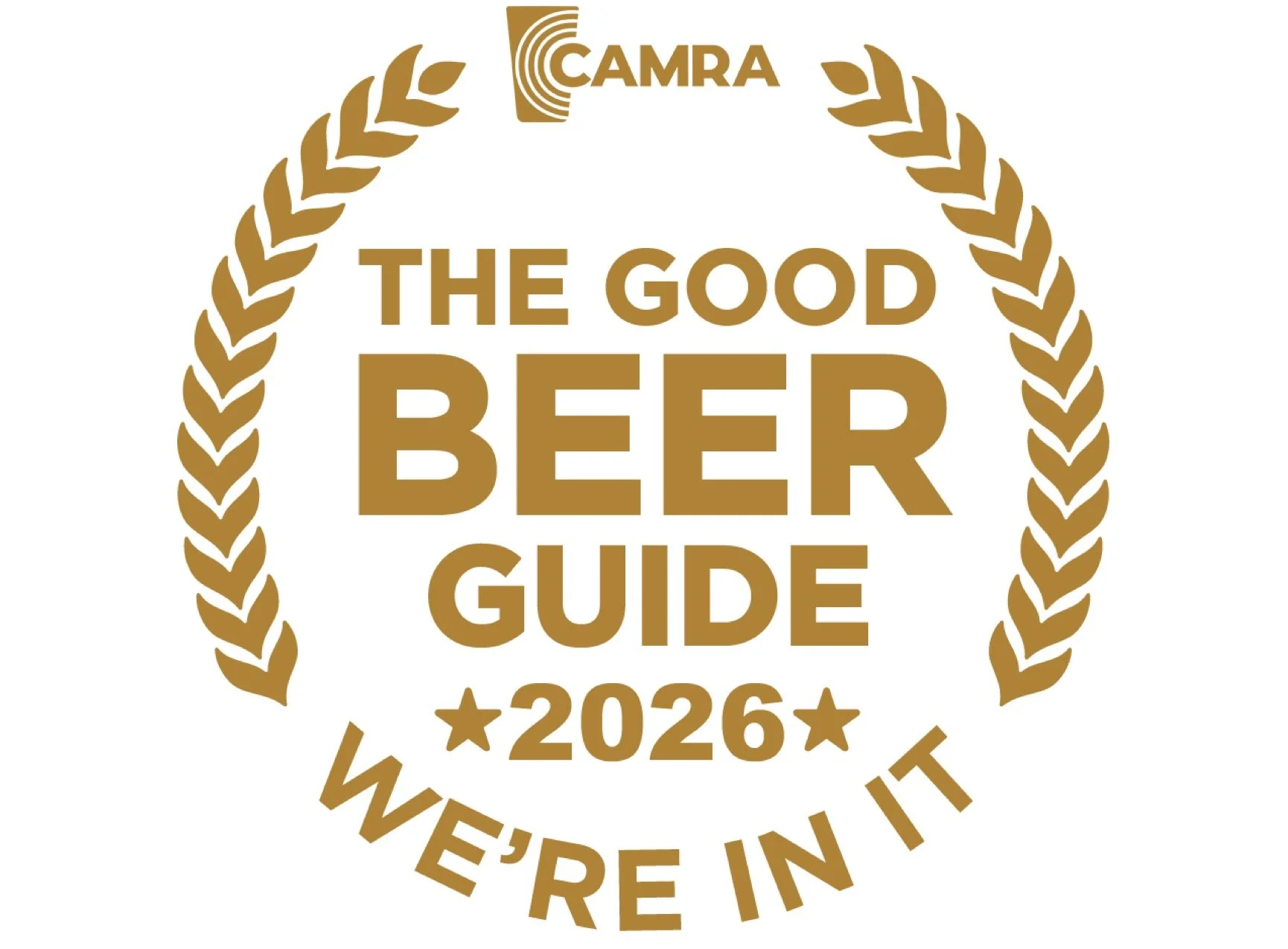 We are in the Good Beer Guide 2026