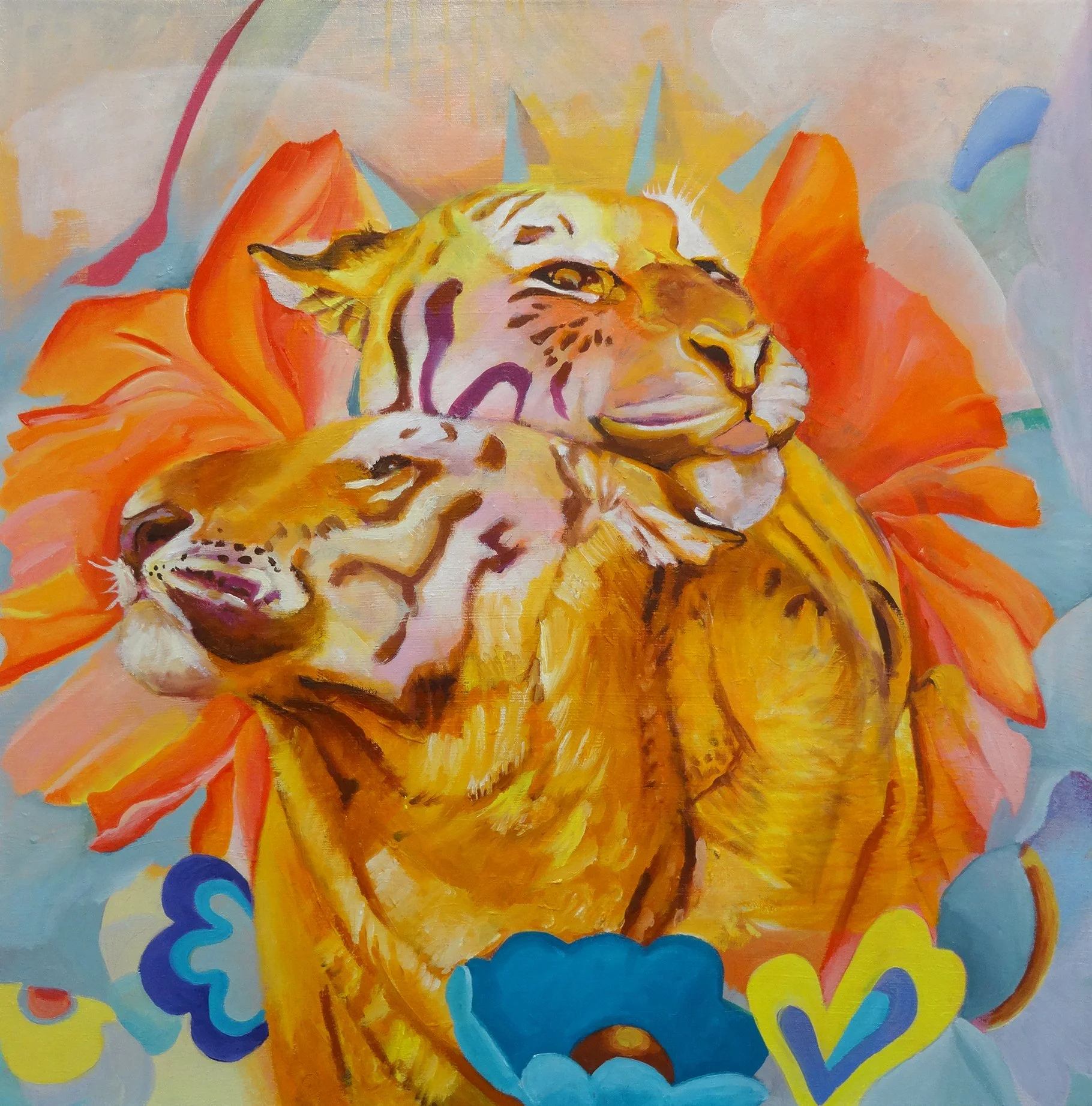 SINGING I LOVE YOU. NIGHT SKY IS BLUE. THE VOYAGE IS INFINITE.