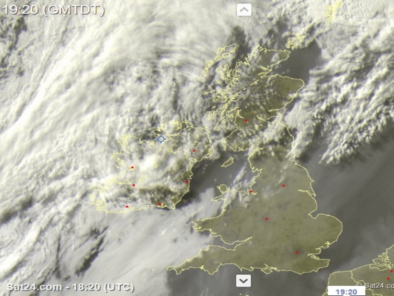 WEATHER UPDATE - CLOUD INCREASING THIS EVENING WITH RAIN LATER TONIGHT 