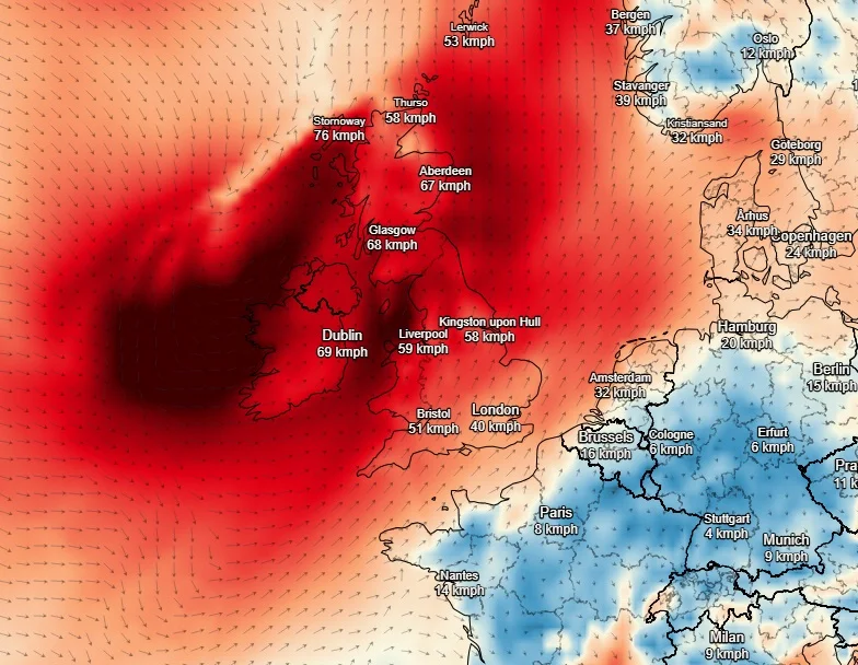 WET AND WINDY WEATHER RETURNS WEDNESDAY - TIE DOWN THE WHEELIE BIN AND TRAMPOLINES