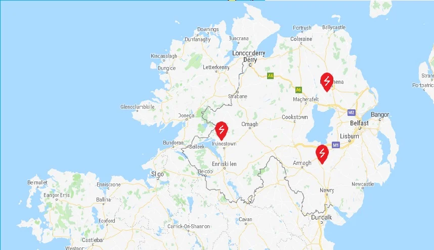 Power cuts in Northern Ireland this morning