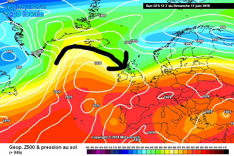 High pressure building at the end of the week with northwesterly wind keeping things cooler
