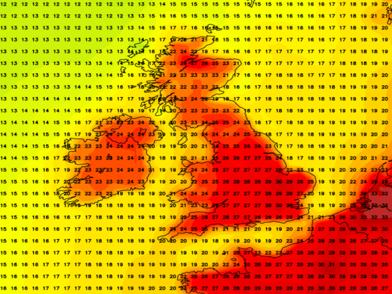 JUNE SET TO FINISH WARM WITH TEMPERATURES BACK UP IN THE MID 20s