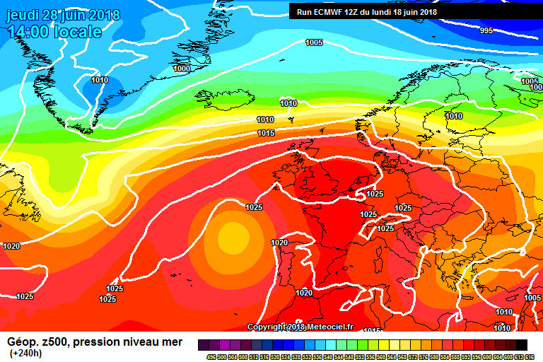 ECMWF MODEL RUNS SHOWS HIGH PRESSURE OVER IRELAND NEXT WEEK