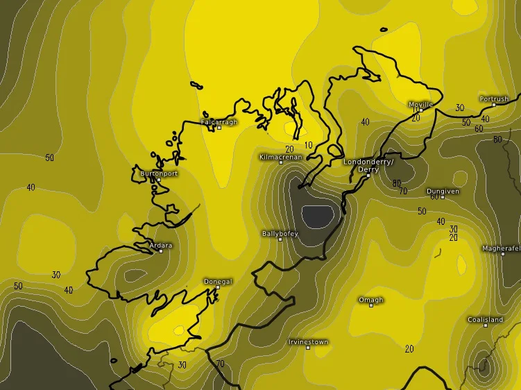 SATURDAYS CLOUD COVER AMOUNT 4PM