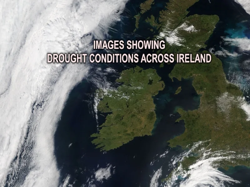 IMAGES SHOWING DROUGHT CONDITIONS ACROSS IRELAND