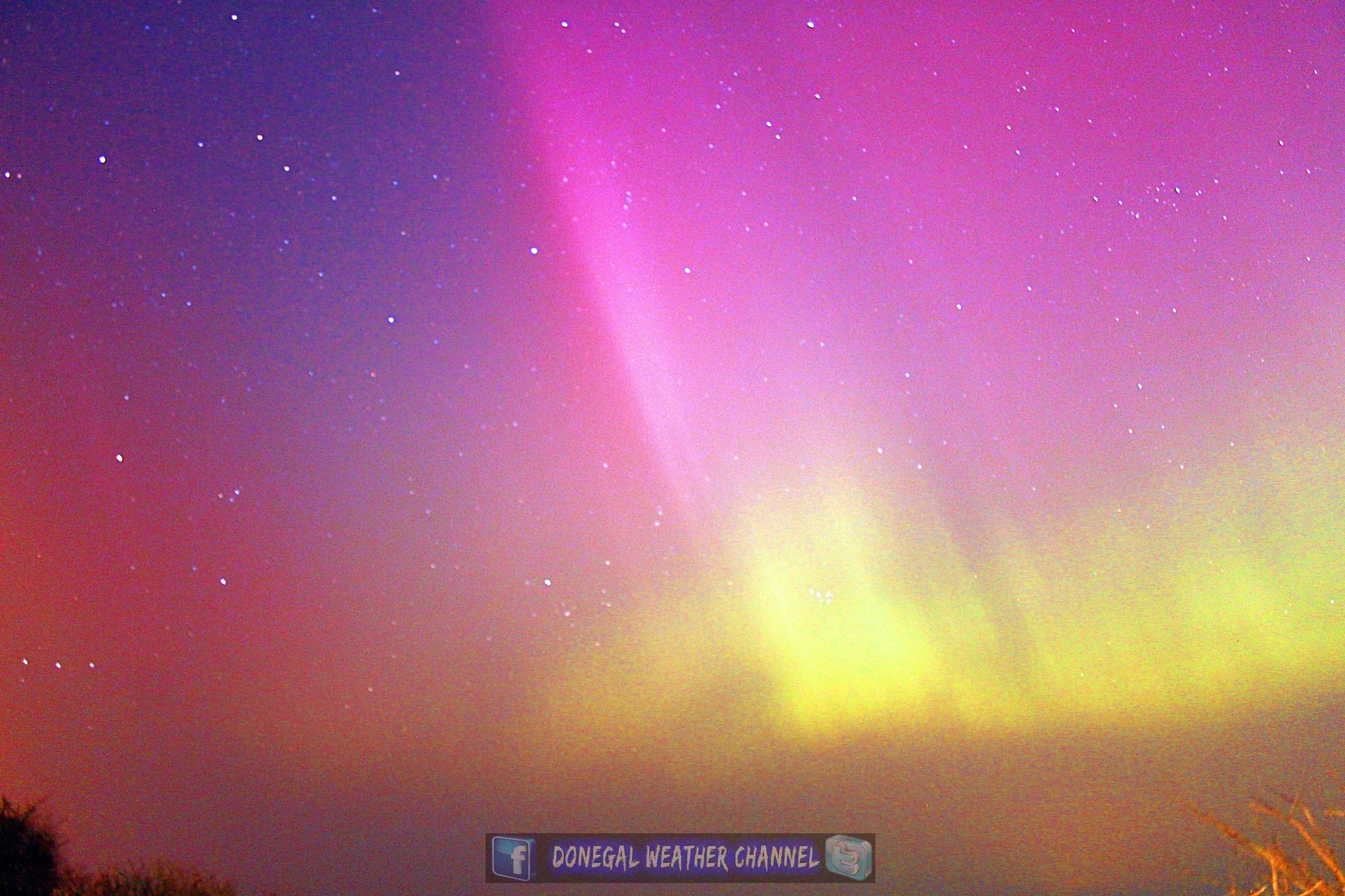 Print of the Saint Patricks night Aurora 17th March 2015.