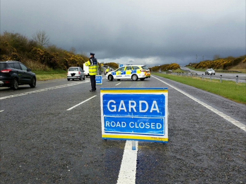 ROAD CLOSURE ON THE N13 BETWEEN LETTERKENNY AND DRUMKEEN CO.DONEGAL FOLLOWING SERIOUS COLLISION