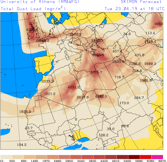 PLUME OF SAHARAN DUST TO REACH IRELAND EARLY NEXT WEEK 