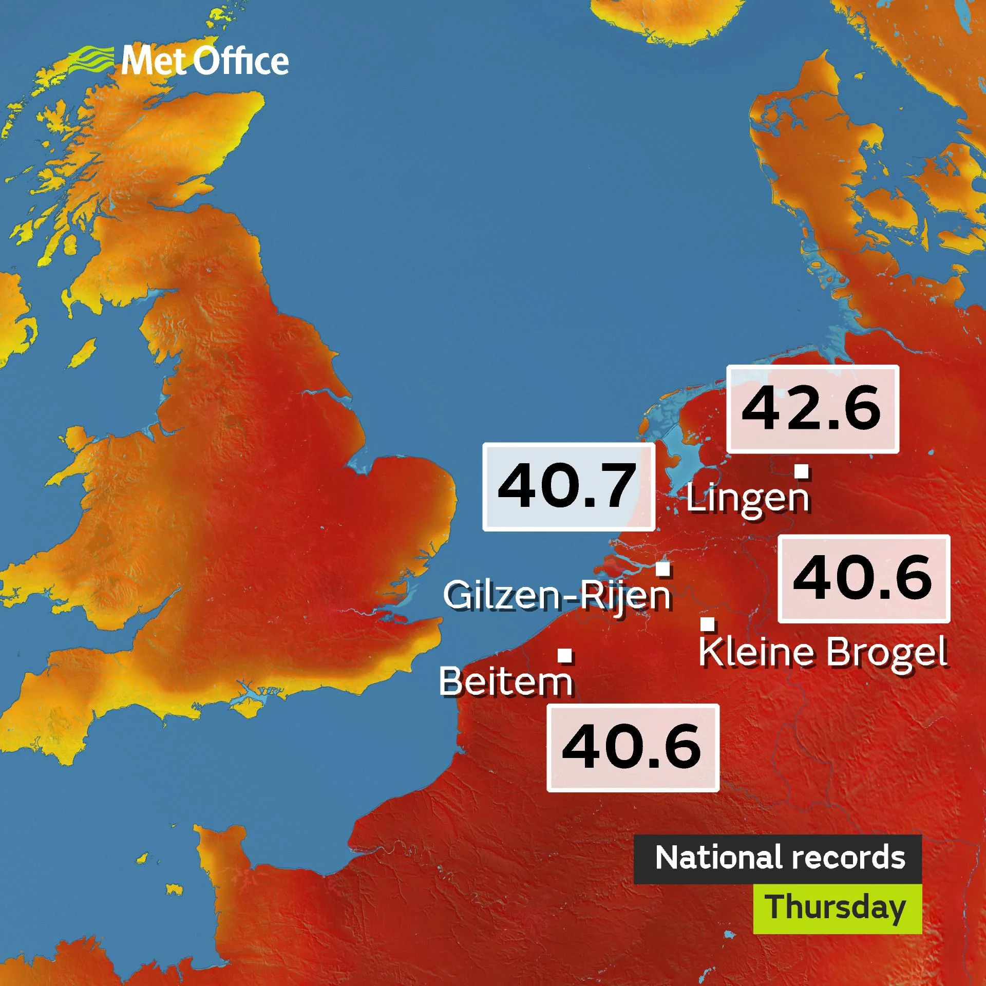 Latest temperatures been indicated by the GFS later next week