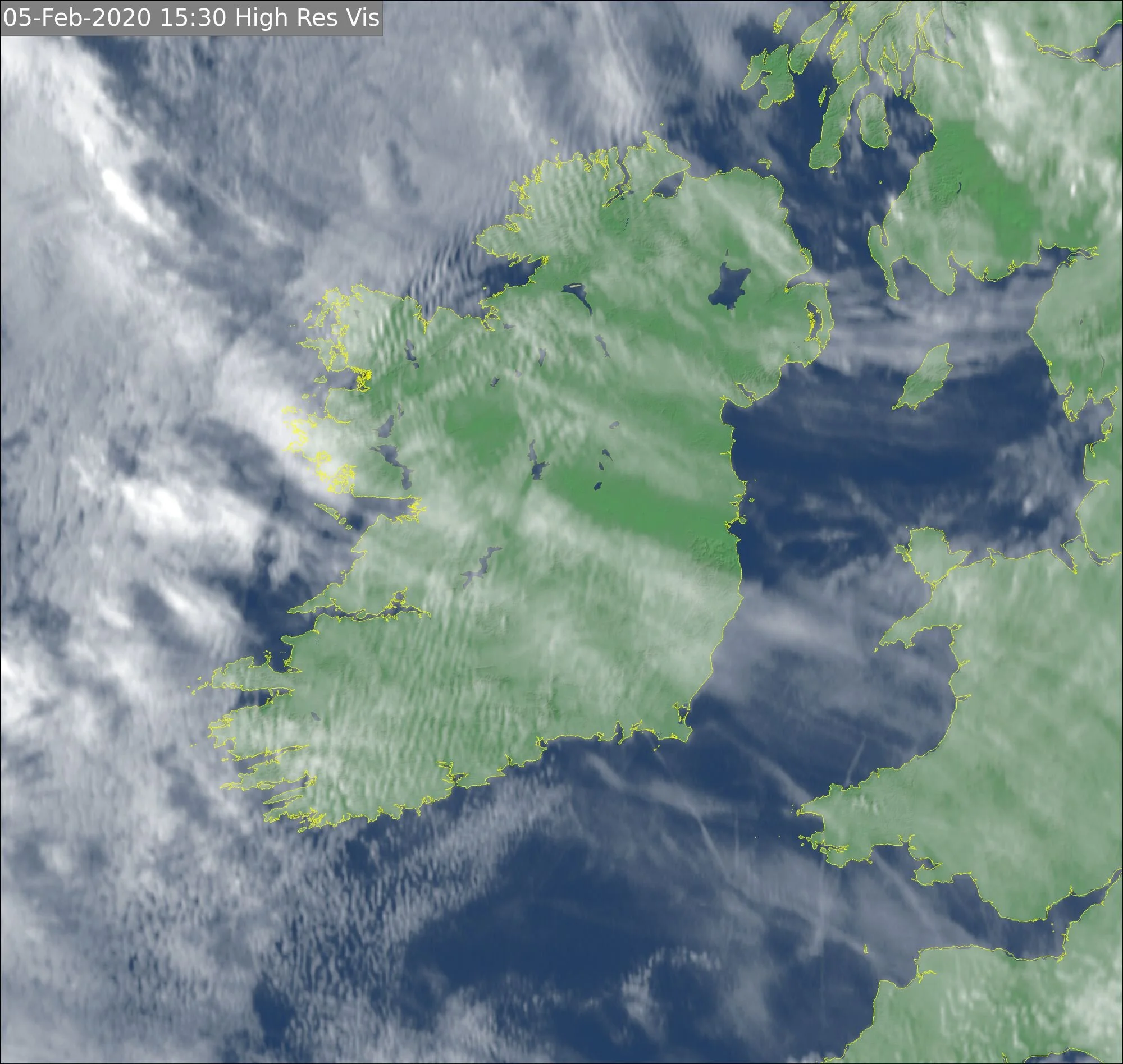 Clear weather across Ireland this evening