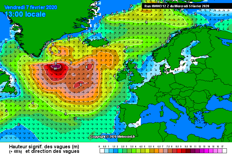 High seas and massive waves hitting all Atlantic coastal counties on Sunday