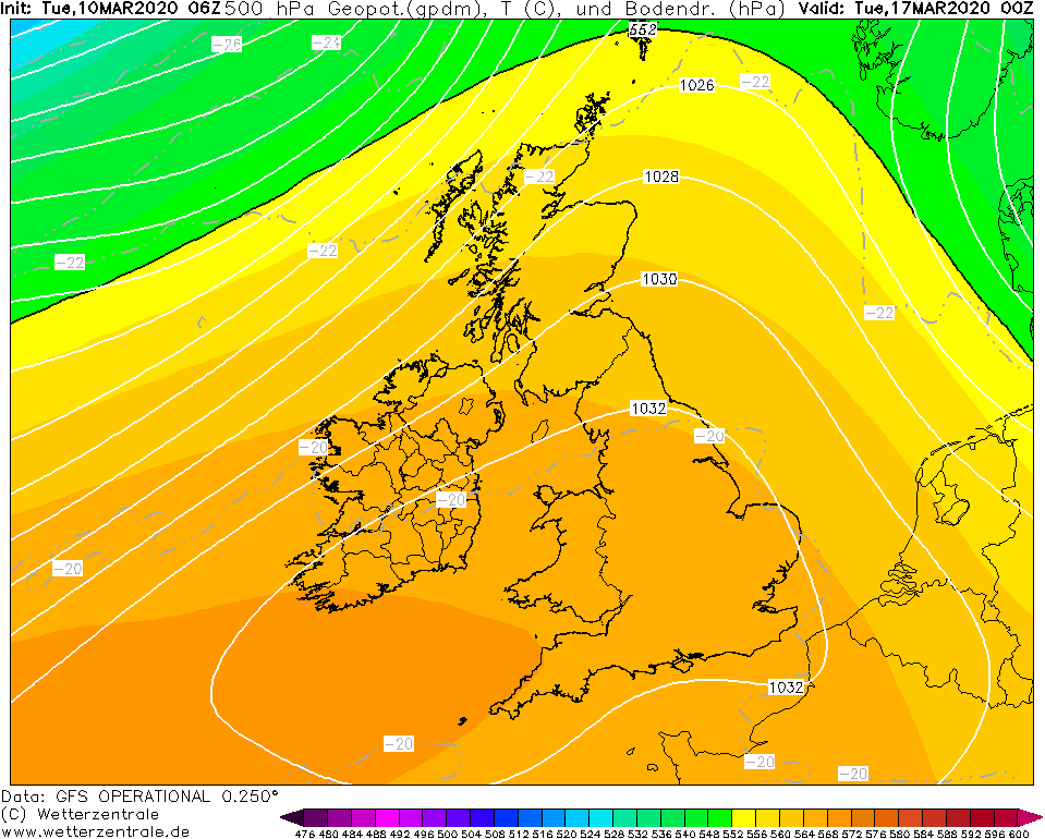 ☀High pressure set to build over Ireland next week with drier weather and sunshine☀