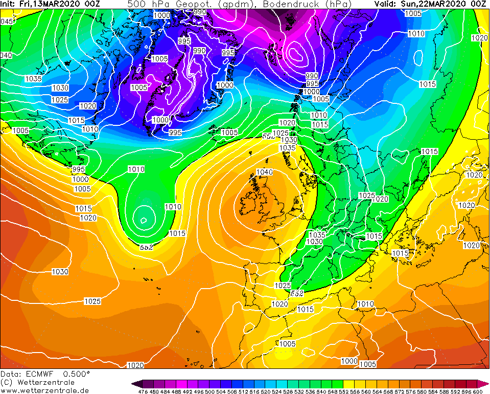 High pressure still looks set to build across Ireland next week drier and sunnier weather