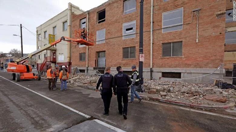 Utah's Salt Lake City hit with a 5.7 magnitude earthquake its most powerful quake since 1992