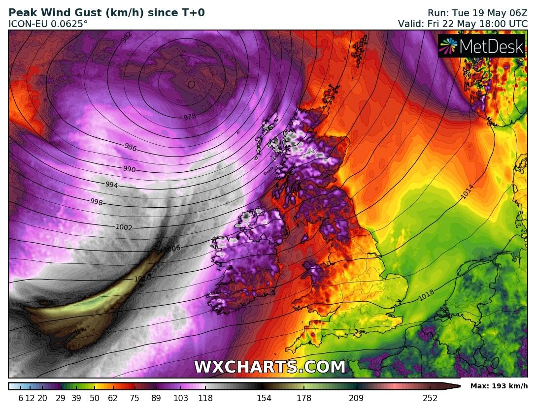 Fridays storm likely to be named Ellen with the risk of severe winds along western and northern areas