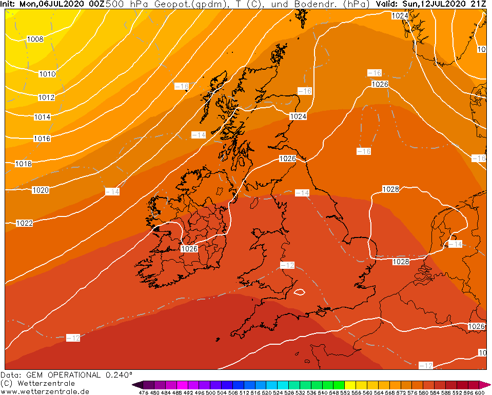 Turning drier and a little warmer at the end of this week and over the weekend  across Ireland