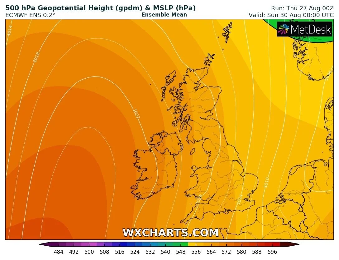 A settled weekend with dry and sunny weather for Ireland ahead 