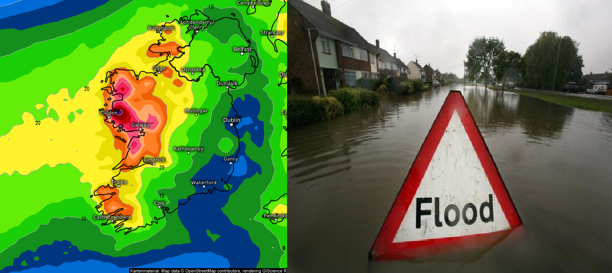 Very unsettled with the risk of flooding this week &amp; weekend but signs of drier weather next week