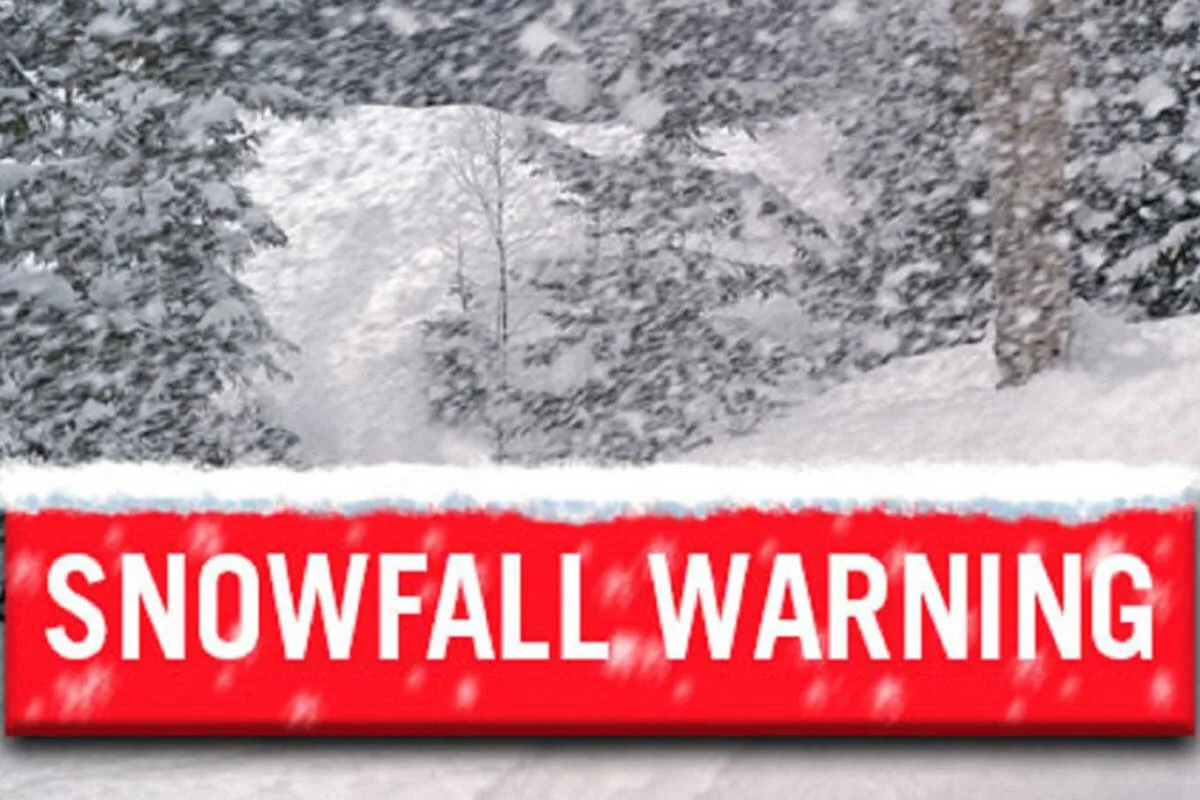 Parts of the west, northwest and north set for snowfall on Thursday morning