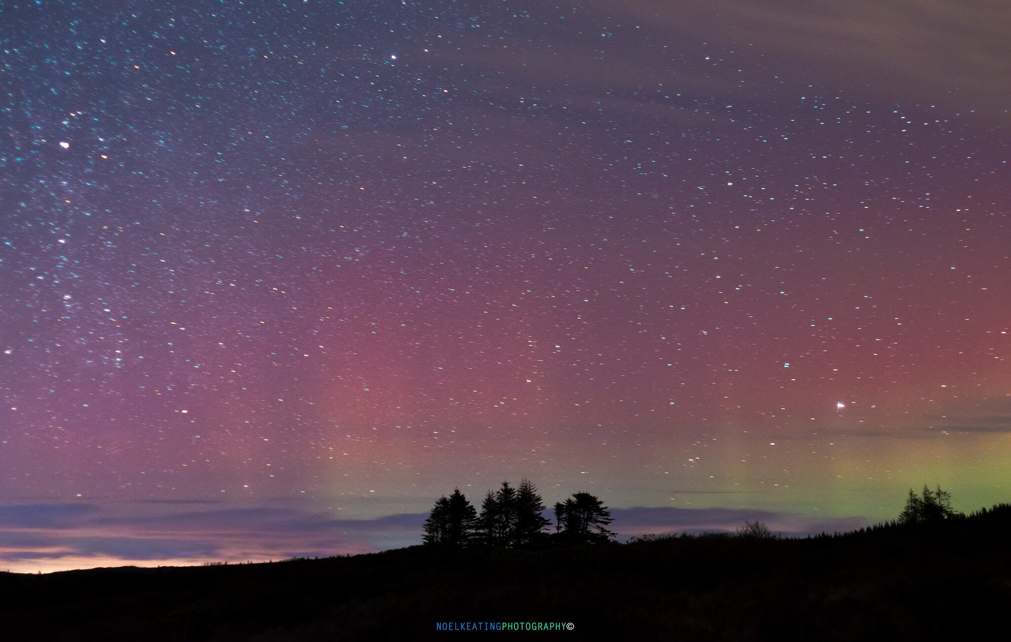 Check out the Northern Lights which where visible last night from Donegal 