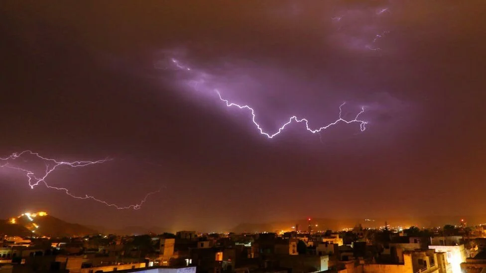 Lightning strikes kill at least 74 people in India