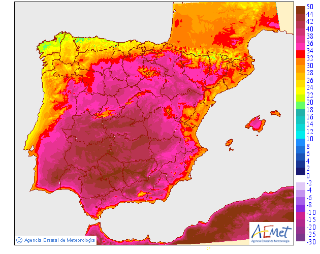 Spain hit with first heatwave of the summer as temperatures reached 44C 