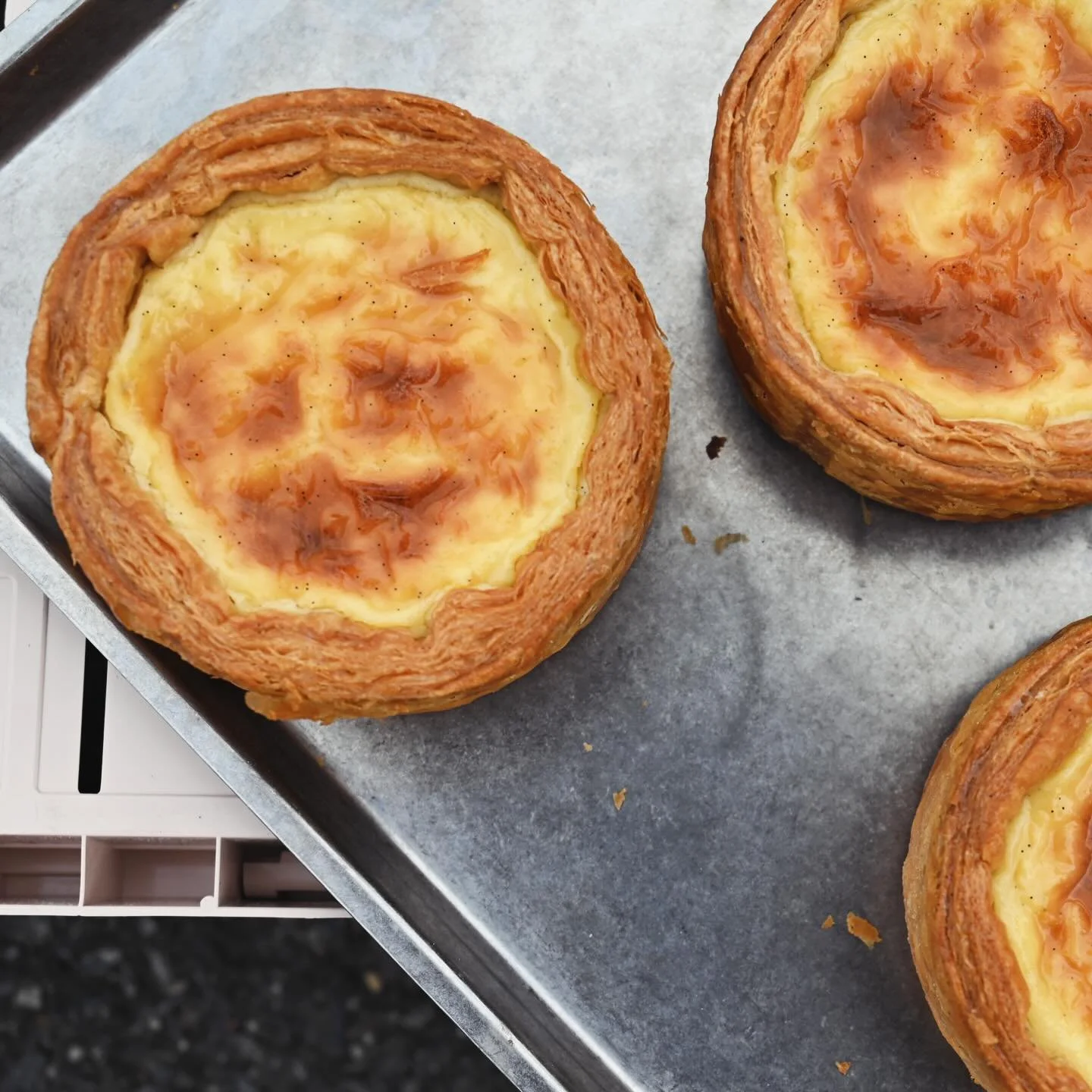 Thank you for stopping by on the weekend.

There are few things better than layers of puff pastry and vanilla custard, heavy on the vanilla.

No essence, no pastes, just pure Tahitian vanilla bean.

Some would say, I&rsquo;m your biggest flan.