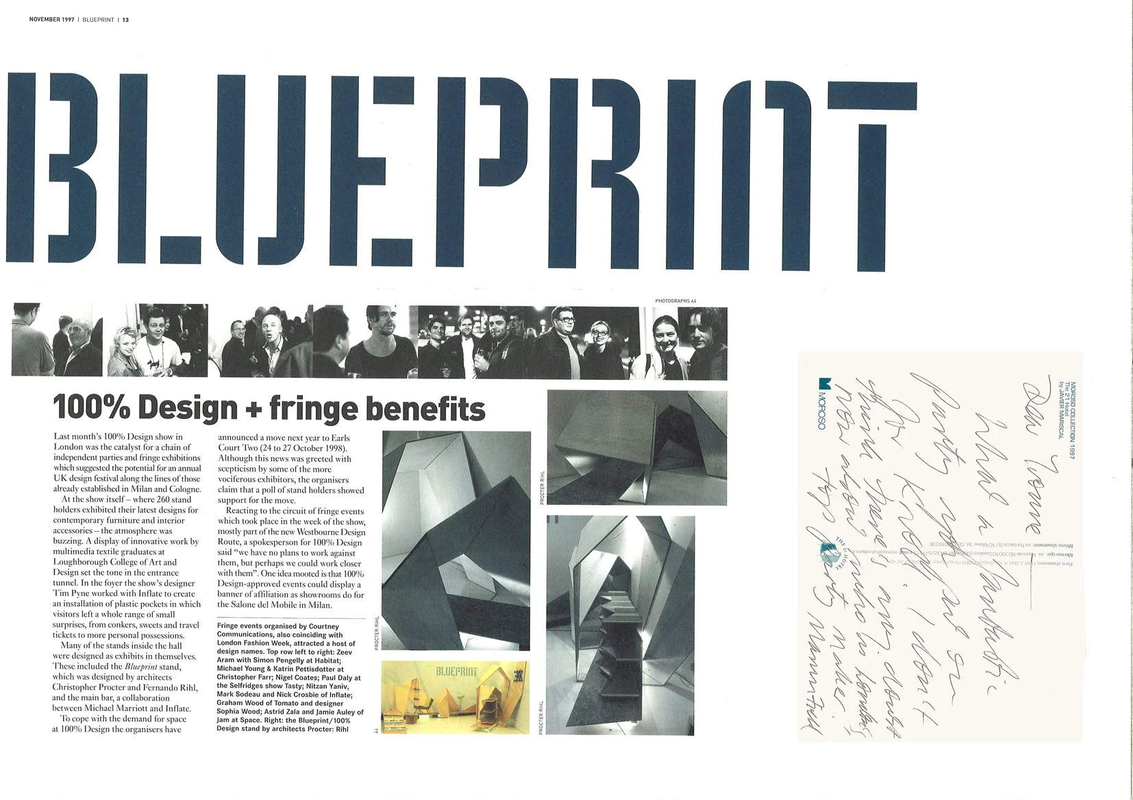 London's 'design trails' - Blueprint 1997