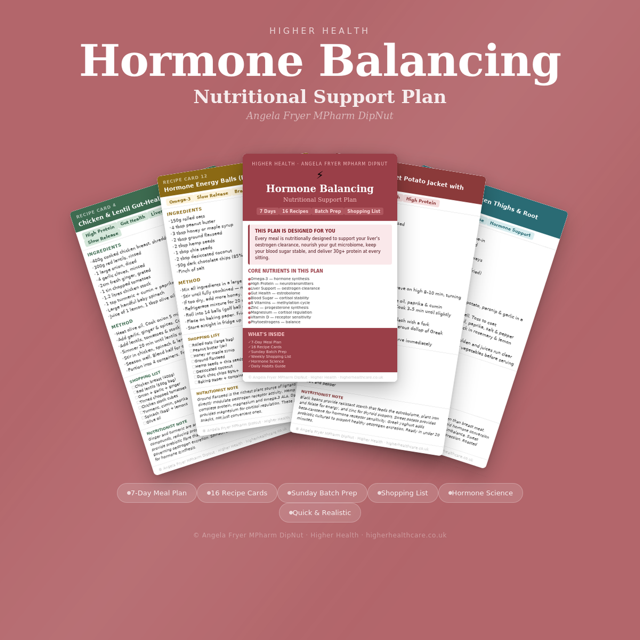 Hormone Nutrition Support Meal Plan