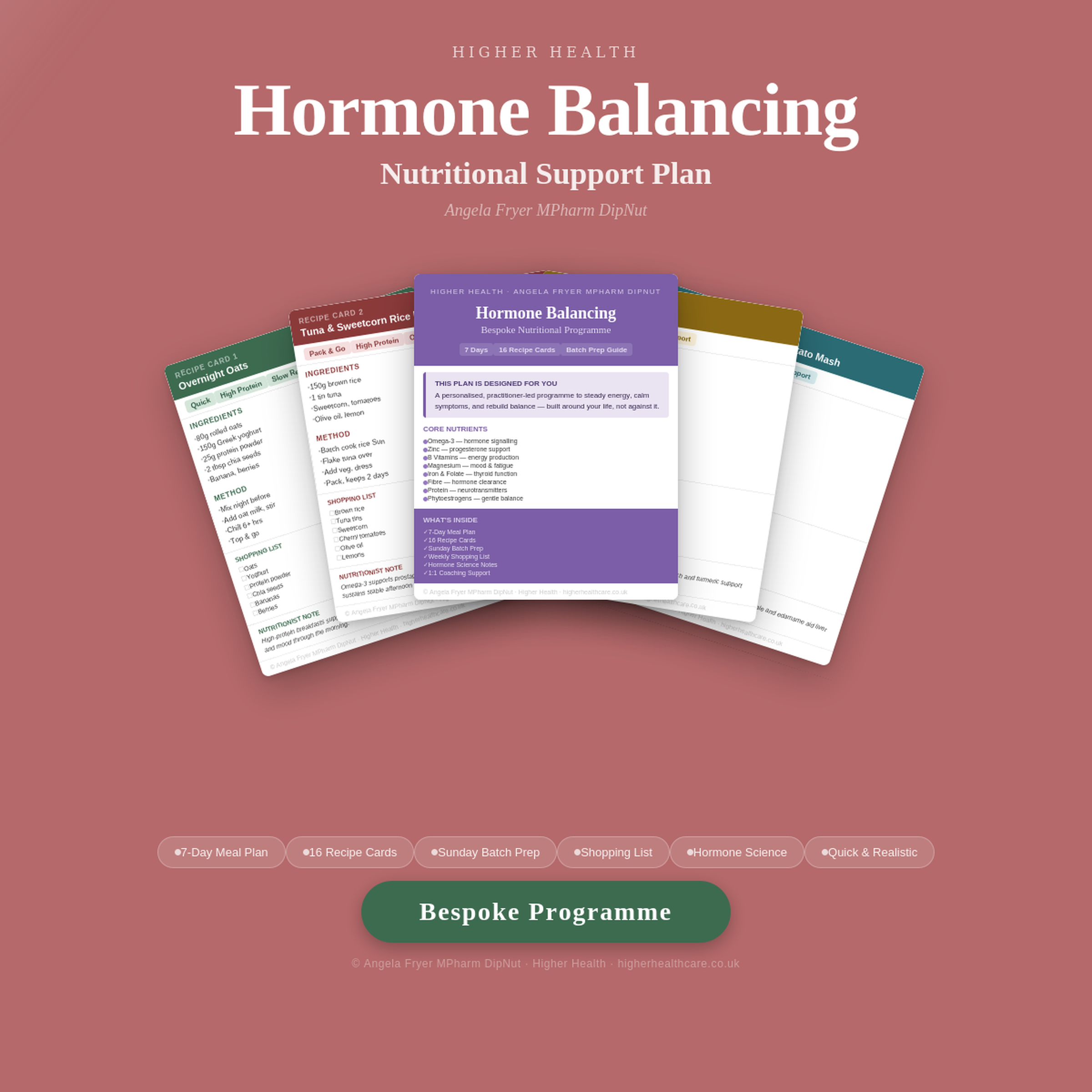 Hormone Support Bespoke Programme