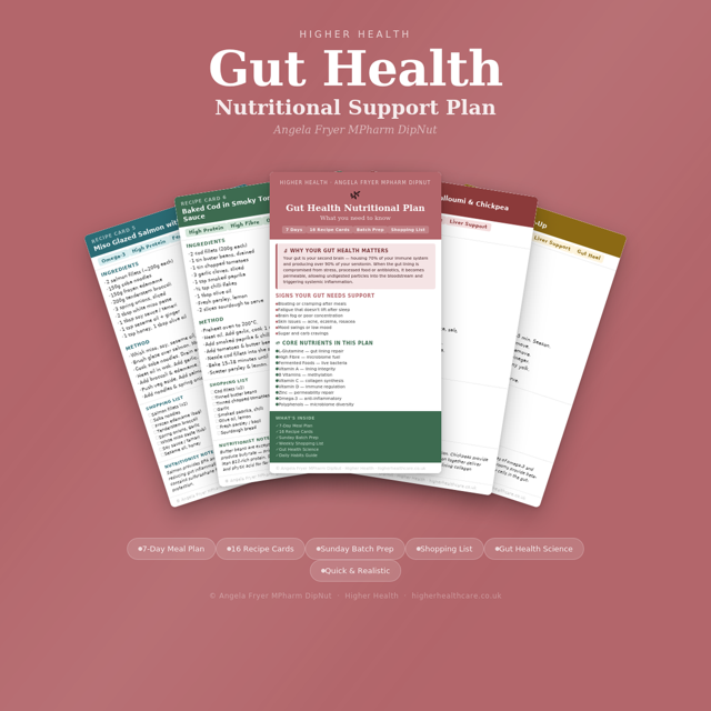 Gut Health Nutritional Support Meal Plan