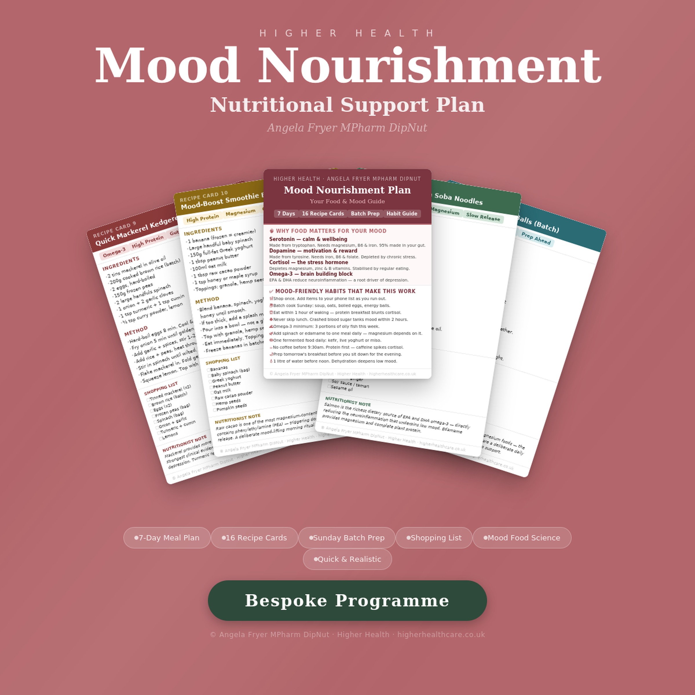 Mood Nourishment Bespoke Programme