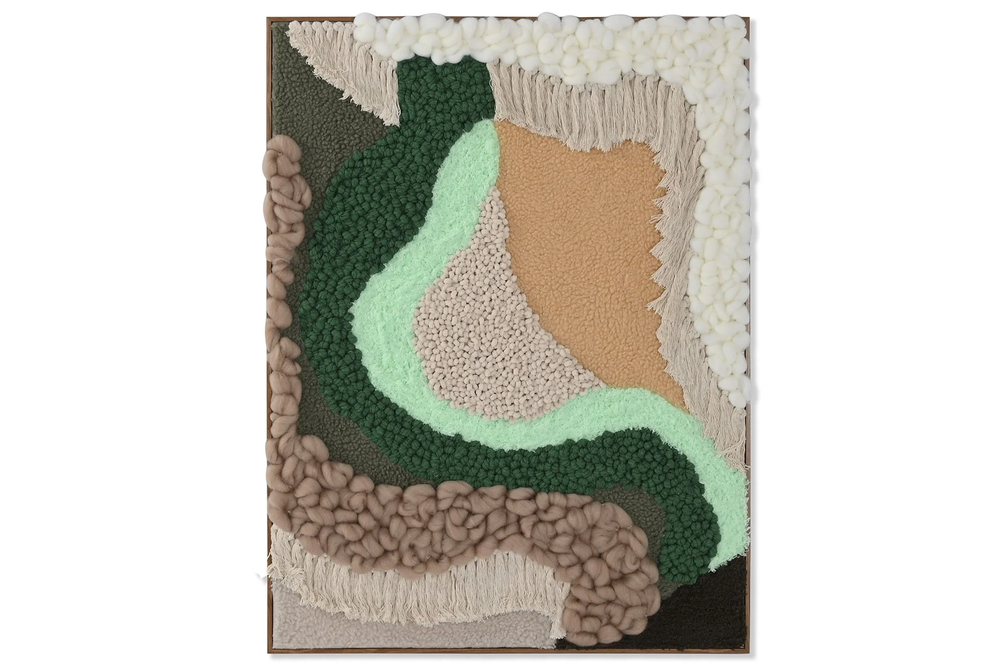 Textile Abstract Frame