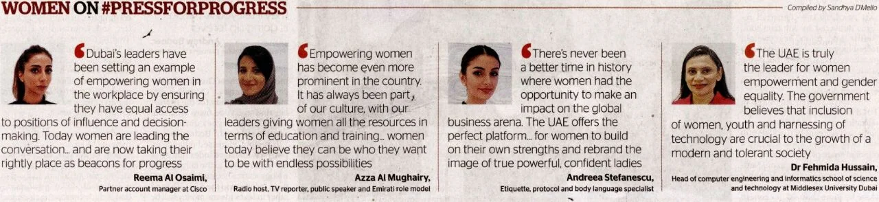 The SHE factor, Khaleej Times / Business