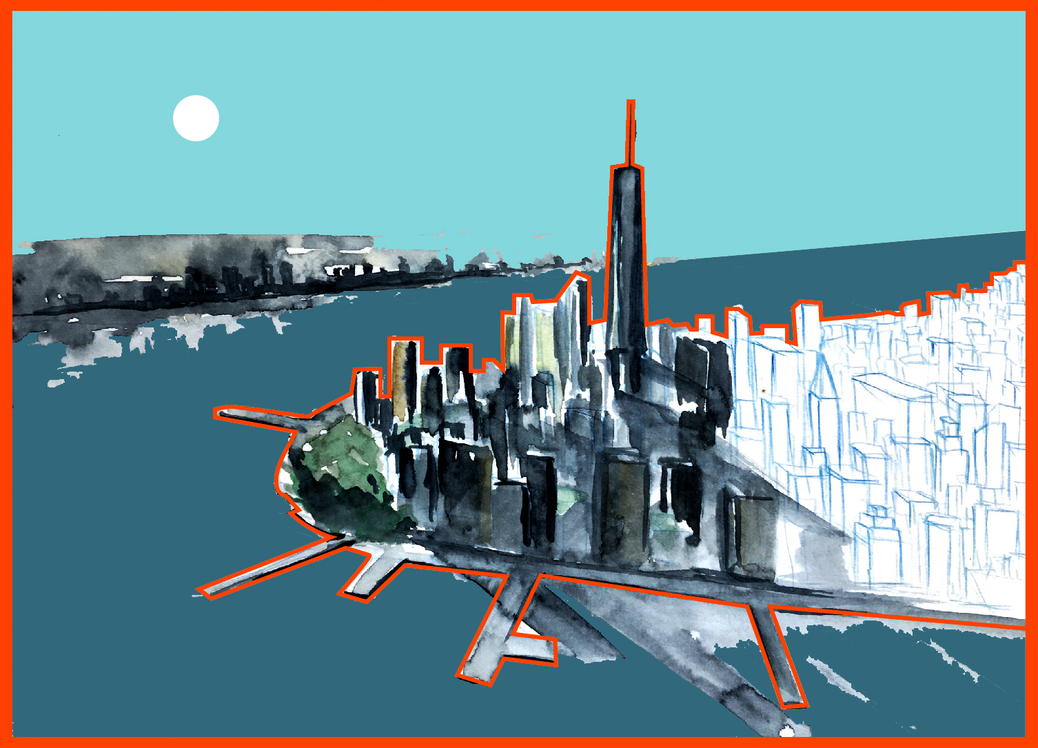 Manhattan Aerial - Matted.jpg