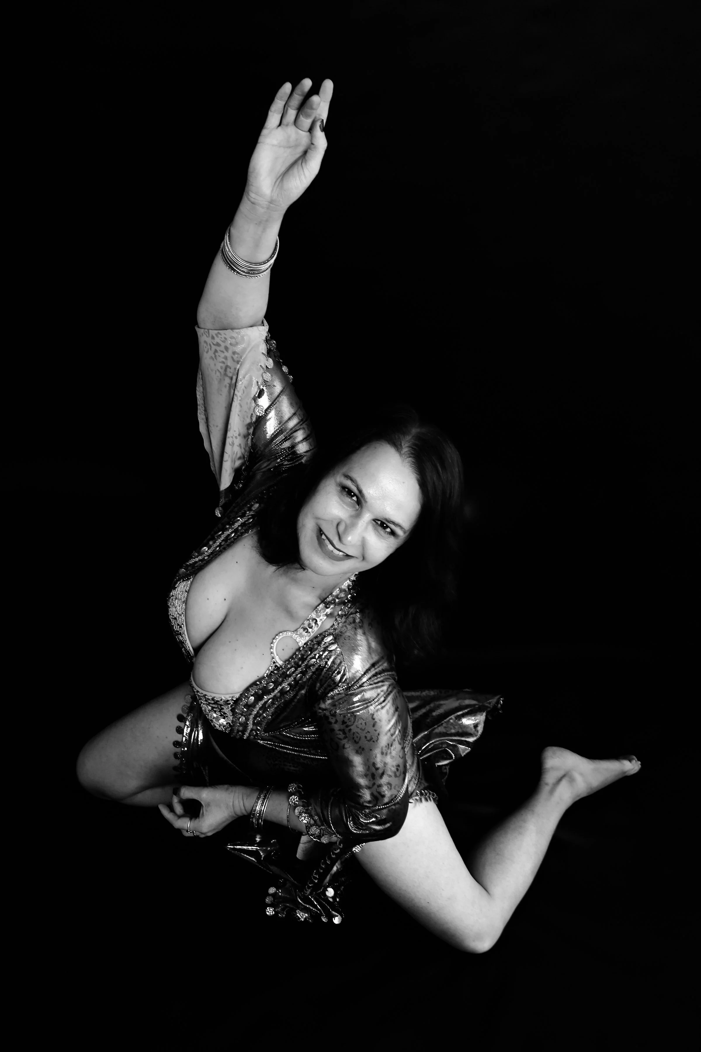 A fun branding shoot in Reading - Rossella's Belly Dancing Portraits