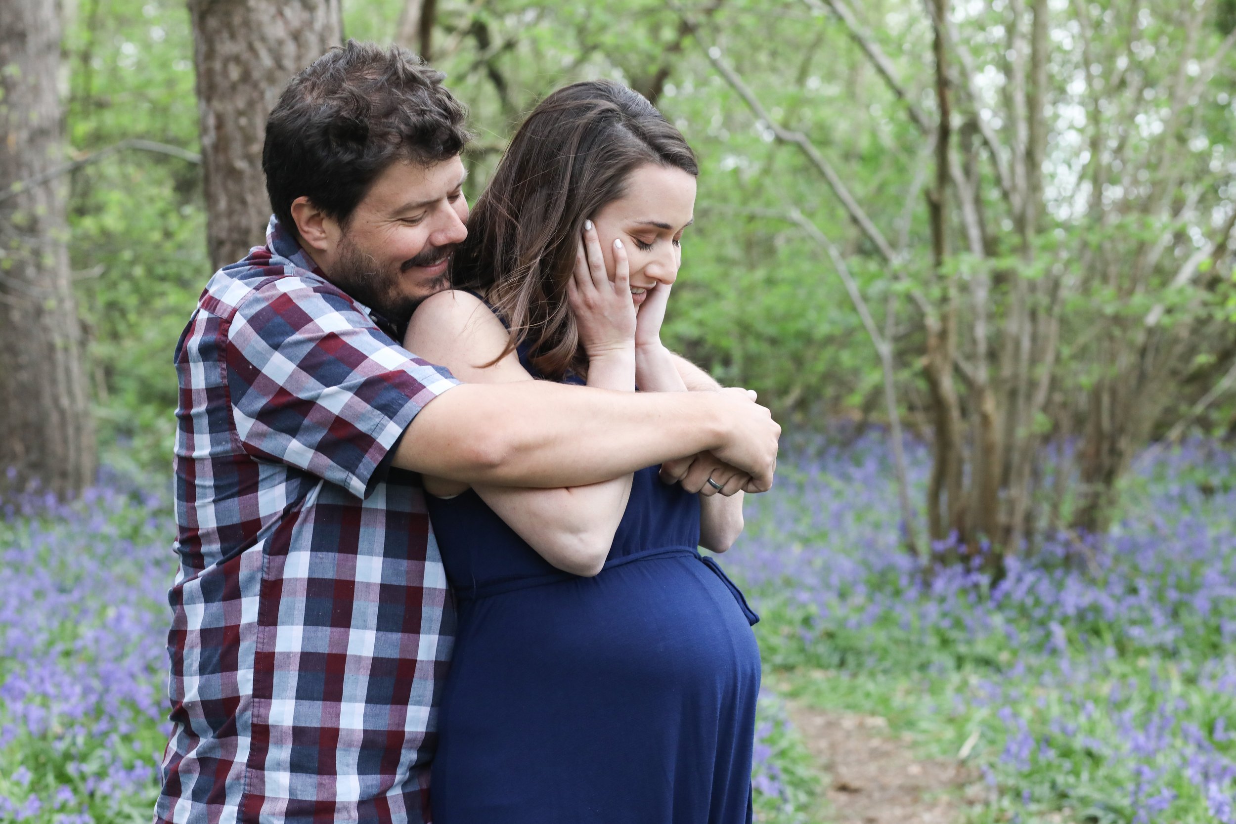 Maternity photo shoot in Berkshire | Bluebell pregnancy photos with Sarah & Bob106 choice .JPG