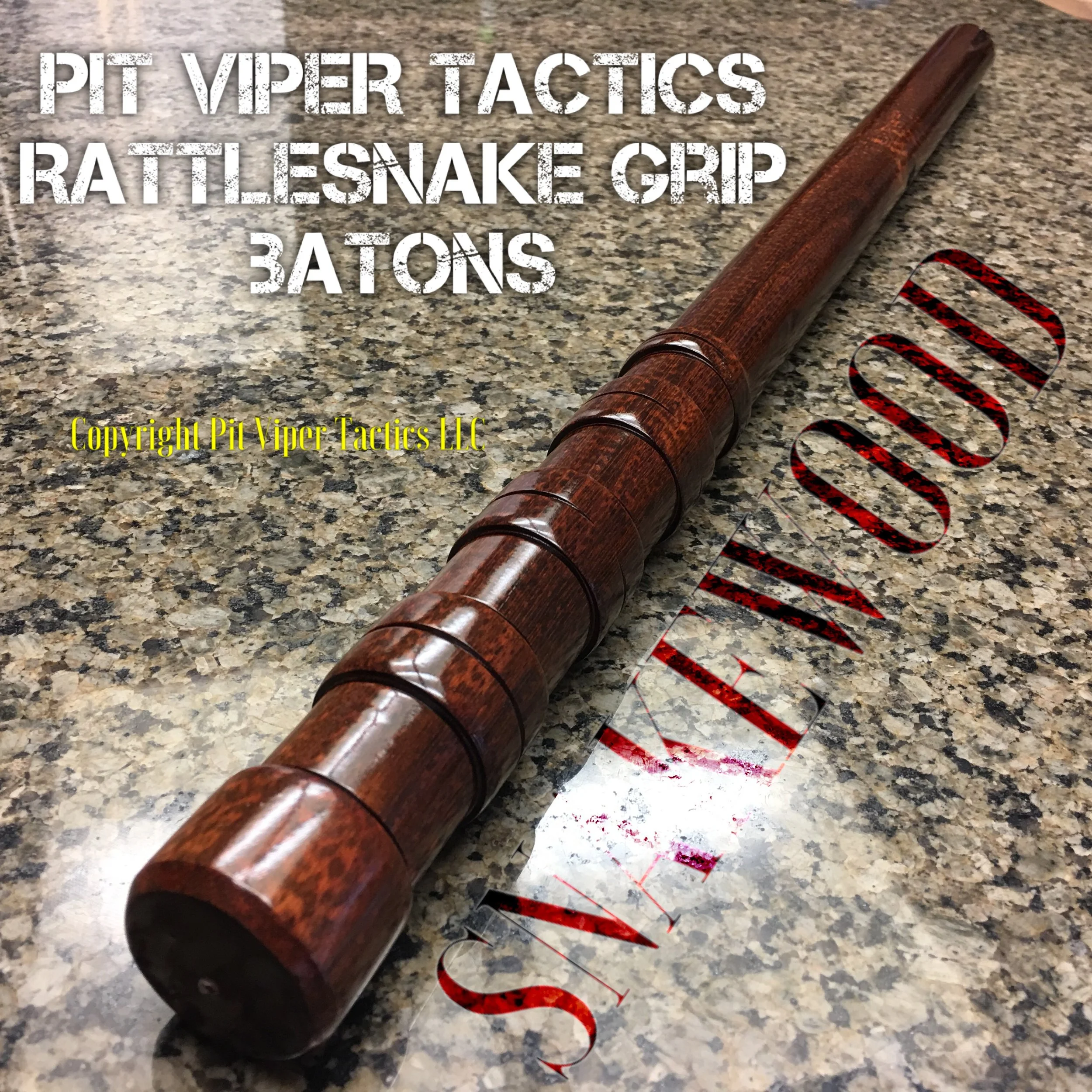 SNAKEWOOD Exotic Hardwood Batons