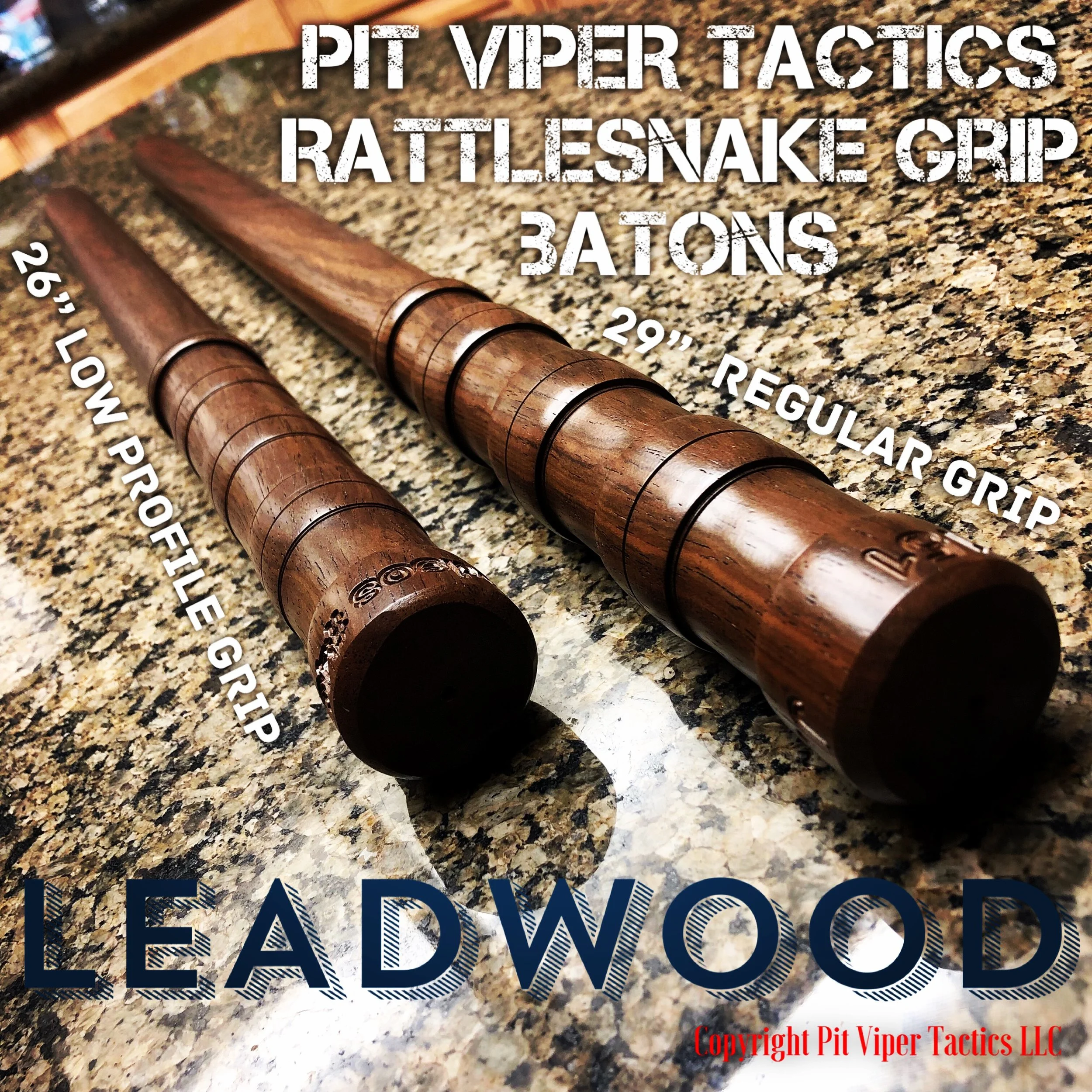 LEADWOOD Exotic Hardwood Batons