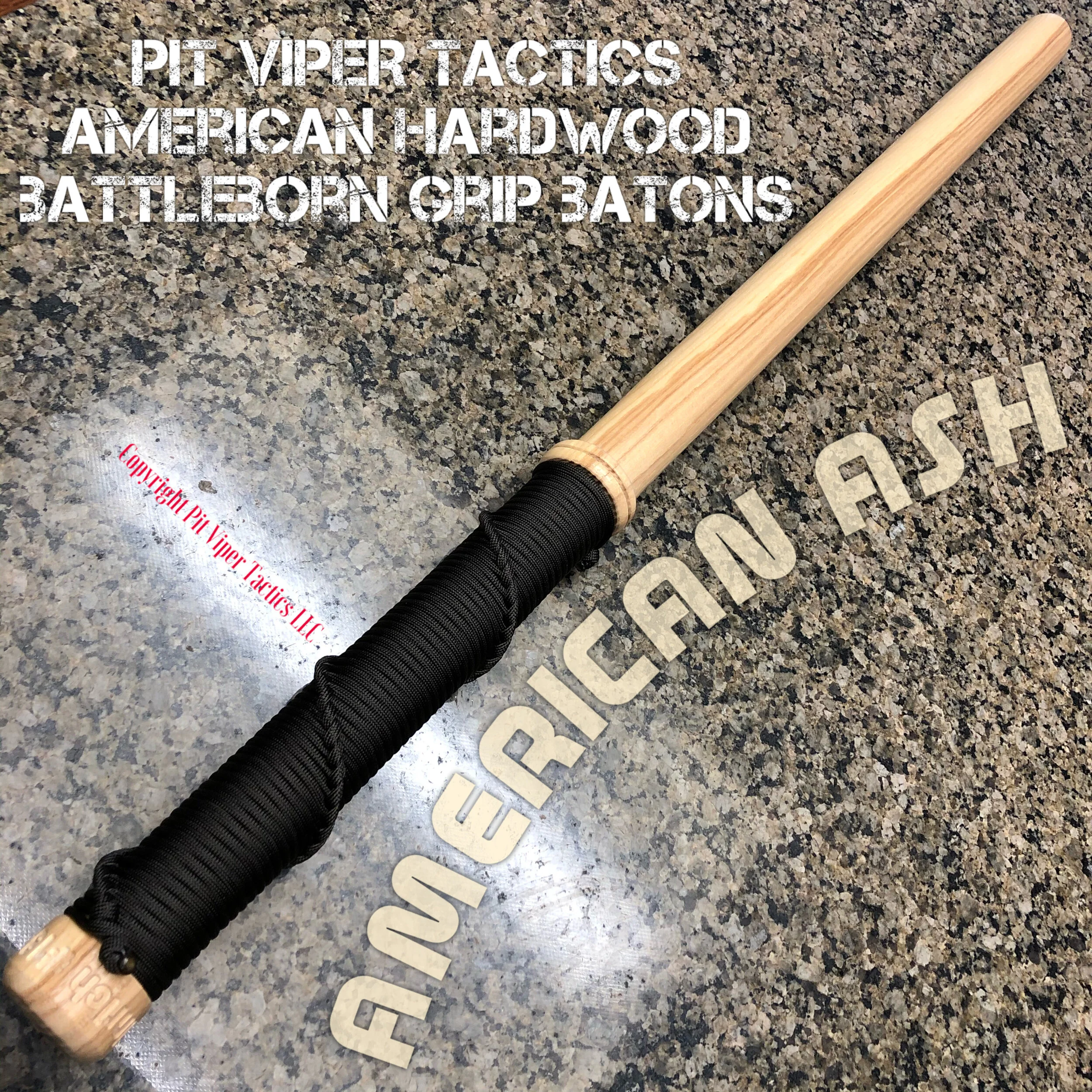 AMERICAN ASH Hardwood Batons (LIGHTER WEIGHT OPTION)
