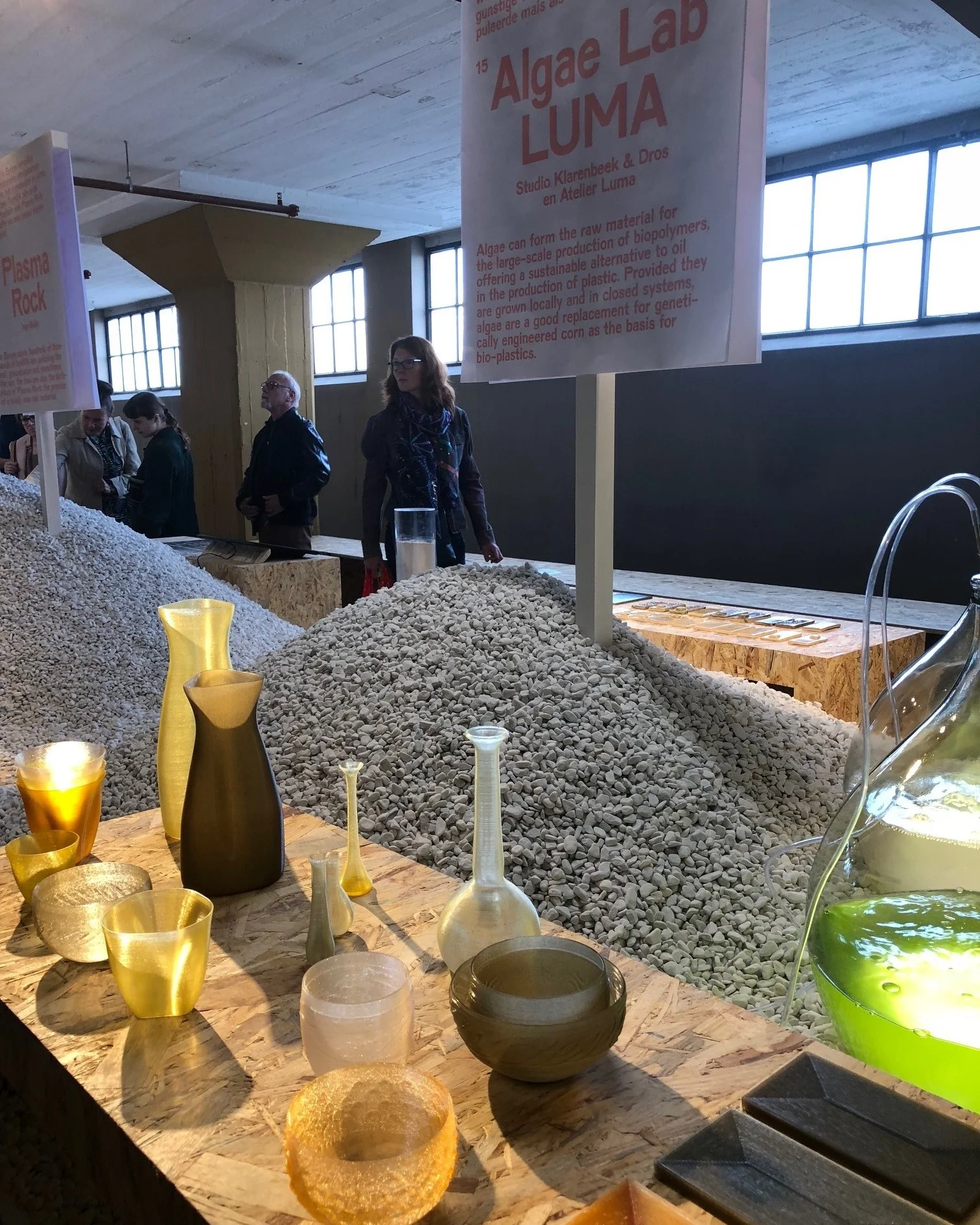Algae explorations at Dutch Design Week